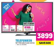 Telefunken 50"(127cm) FHD LED TV TLEDD-50FHD