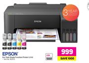 Epson Eco Tank Single Function Printer