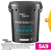 Fired Earth 20Ltr Painters Pro Plaster Primer (Water Based, White)