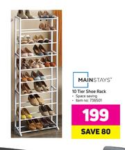 Shoe rack outlet game