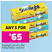 Sunlight Laundry Bar Assorted-Any 5x400g/ 500g