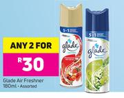 Glade Air Freshener Assorted-Any 2x180ml