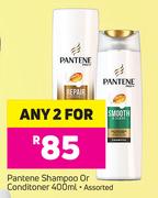 Pantene Shampoo Or Conditioner Assorted-2 x 400ml