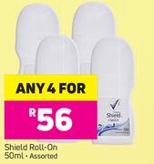 Shield Roll On Assorted-For Any 4x50ml