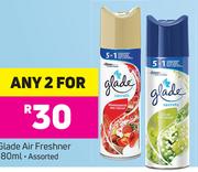 Glade Air Freshener Assorted-For Any 2x180ml