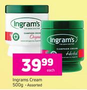 Ingrams Cream Assorted-500g Each