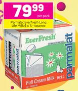 Parmalat Everfresh Long Life Milk-6x1Ltr Per Pack