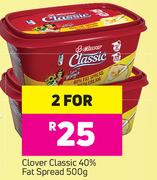 Clover Classic 40% Fat Spread-For 2x500g