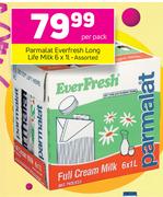Parmalat Everfresh Long Life Milk-6x1Ltr Per Pack