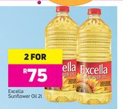 Excella Sunflower Oil-2 x 2Ltr