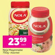 Nola Mayonnaise Assorted-750g Each