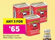 Bull Brand Corned Meat Assorted-3 x 300g