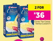 Clover The Classic Vanilla Custard-2 x 1Ltr