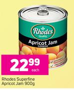 Rhodes Superfine Apricot Jam-900g Each