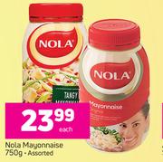 Nola Mayonnaise Assorted-750g Each