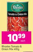 Rhodes Tomato & Onion Mix-410g Each