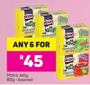 Moirs Jelly Assorted-For Any 6 x 80g