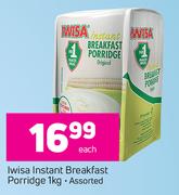 Iwisa Instant Breakfast Porridge Assorted-1Kg Each