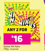 Simba Nik Naks Assorted-2 x 135g