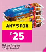 Bakers Toppers Assorted-5 x 125g