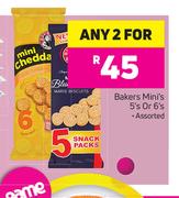 Bakers Mini's Assorted-2 x 5's Or 6's