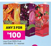 Liqui Fruit 100% Fruit Juice Blend-For Any 3x2Ltr