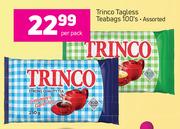 Trinco Tagless Teabags-100's Per Pack