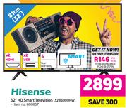 Hisense 32" HD Smart Television 32B6000HW