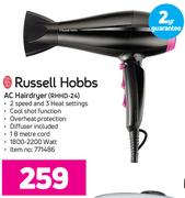 Russell Hobbs AC Hairdryer RHHD-24