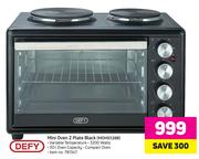 Defy Mini Oven 2 Plate (Black) MOH9328B