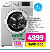 Hisense 8Kg Front Loader Washing Machine WFHV8012S