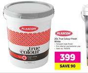 Plascon 20Ltr True Colour Fresh White