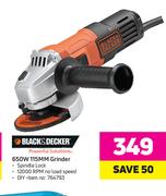 Black & Decker 650W 115mm Grinder