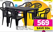 7 Piece Patio Set-Per Set