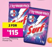 Surf Hand Washing Powder-For Any 2x3kg