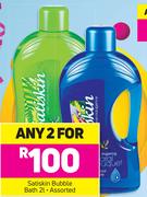 Satiskin Bubble Bath Assorted-For Any 2 x 2Ltr
