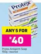 Protex Antigerm Soap Assorted-5 x 150g