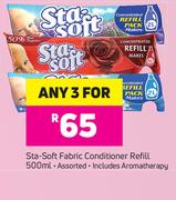 Sta-Soft Fabric Conditioner Refill Assorted-For Any 3 x 500ml