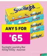 Sunlight Laundry Bar Assorted-For Any 5x 400g/500g