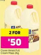 Clover Amasi Full Cream Maas-2 x 2Kg