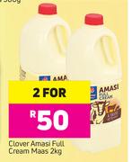 Clover Amasi Full Cream Maas-For 2x2kg 