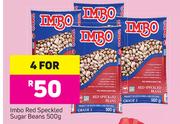 Imbo Red Speckled Sugar Beans-For 4x500g