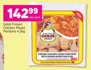 Goldi Frozen Chicken Mixed Portions-4.2kg Per Pack