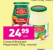 Crosse & Blackwell Mayonnaise-750g Each