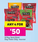 Ol'Roy Semi Moist Dog Treats-For Any 4x120g