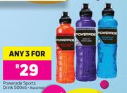 Powerade Sports Drink Assorted-For Any 3x500ml