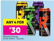 Reboot Energy Drink Assorted-For Any 4x440ml
