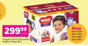 Huggies Pants Disposable Nappies Mega Box-Per Box