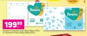 Pampers Complete Clean Baby Wipes 576's Or Sensitive Protect Baby Wipes 504's-Each