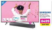 Samsung 55"(139cm) Smart UHD TV 55RU7100 Plus Sound Bar One Body HW-N300